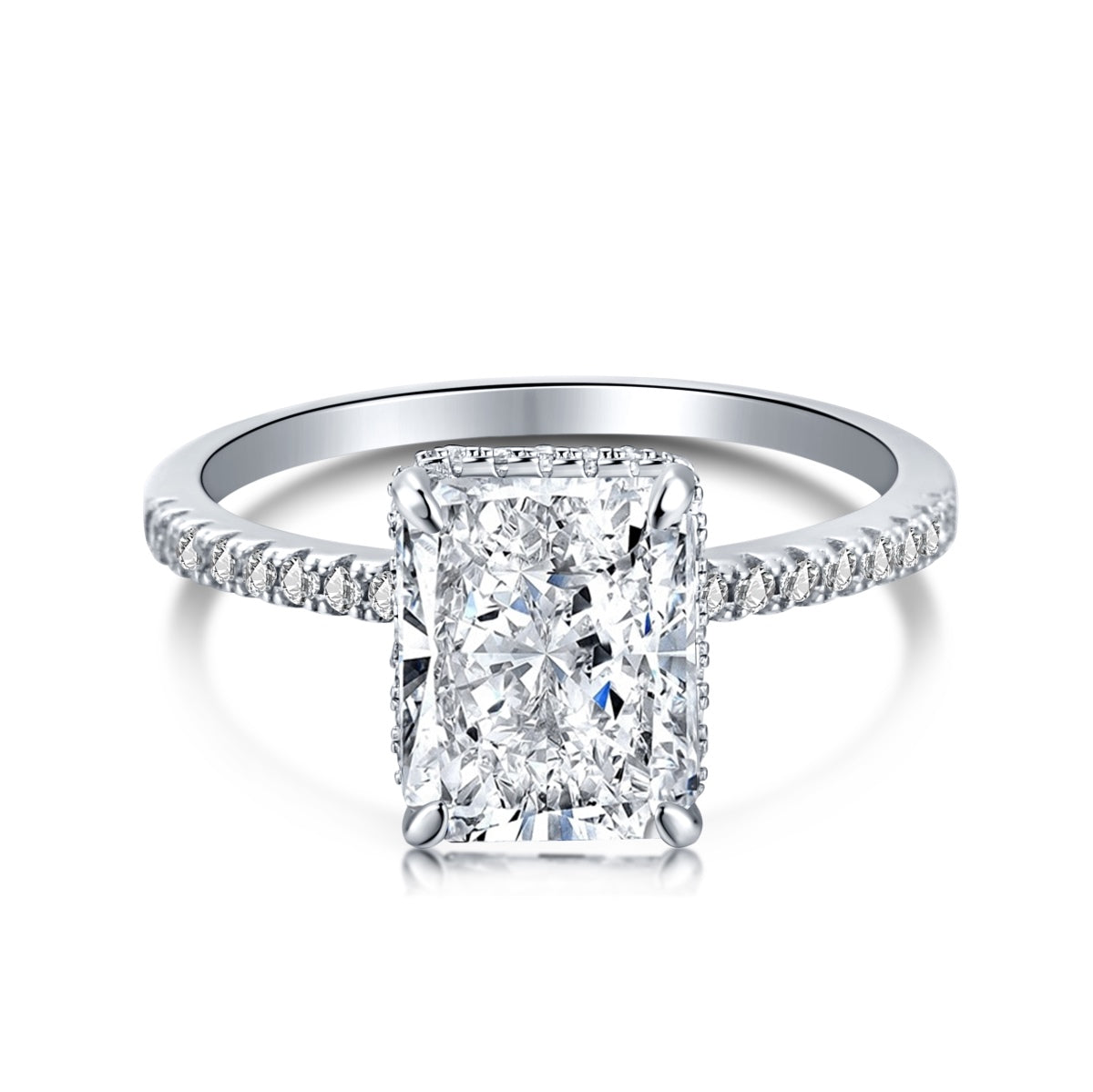 [Lucky Star]4.0 Carat Luxurious Engagement Ring