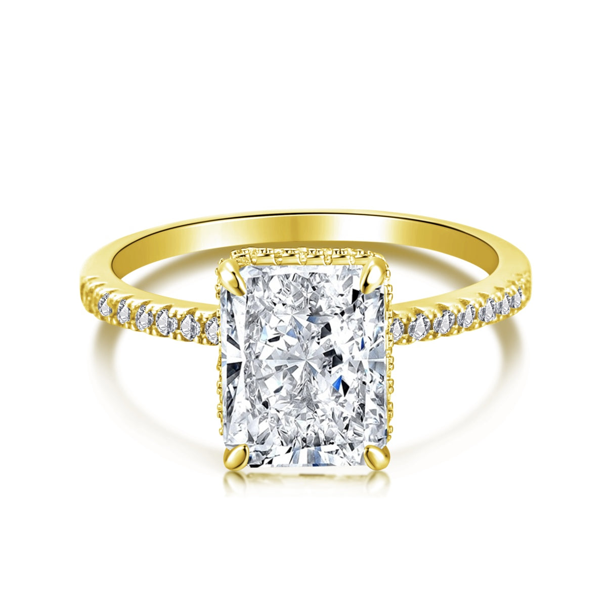 [Lucky Star]4.0 Carat Luxurious Engagement Ring
