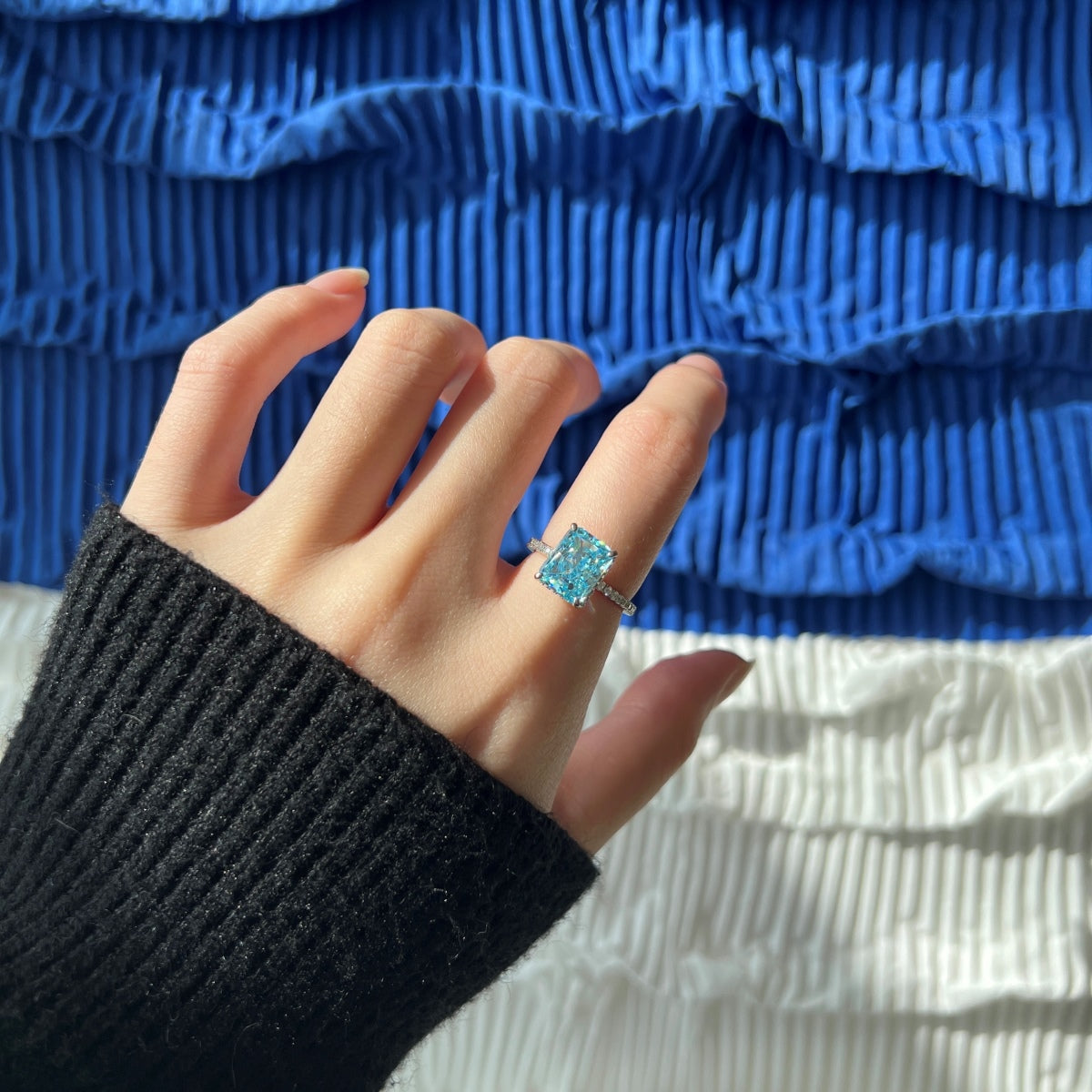 [Lucky Star]4.0 Carat Luxurious Engagement Ring