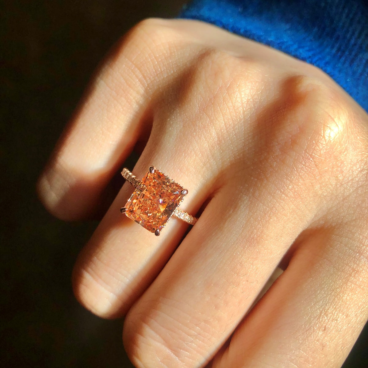 [Lucky Star]4.0 Carat Luxurious Engagement Ring