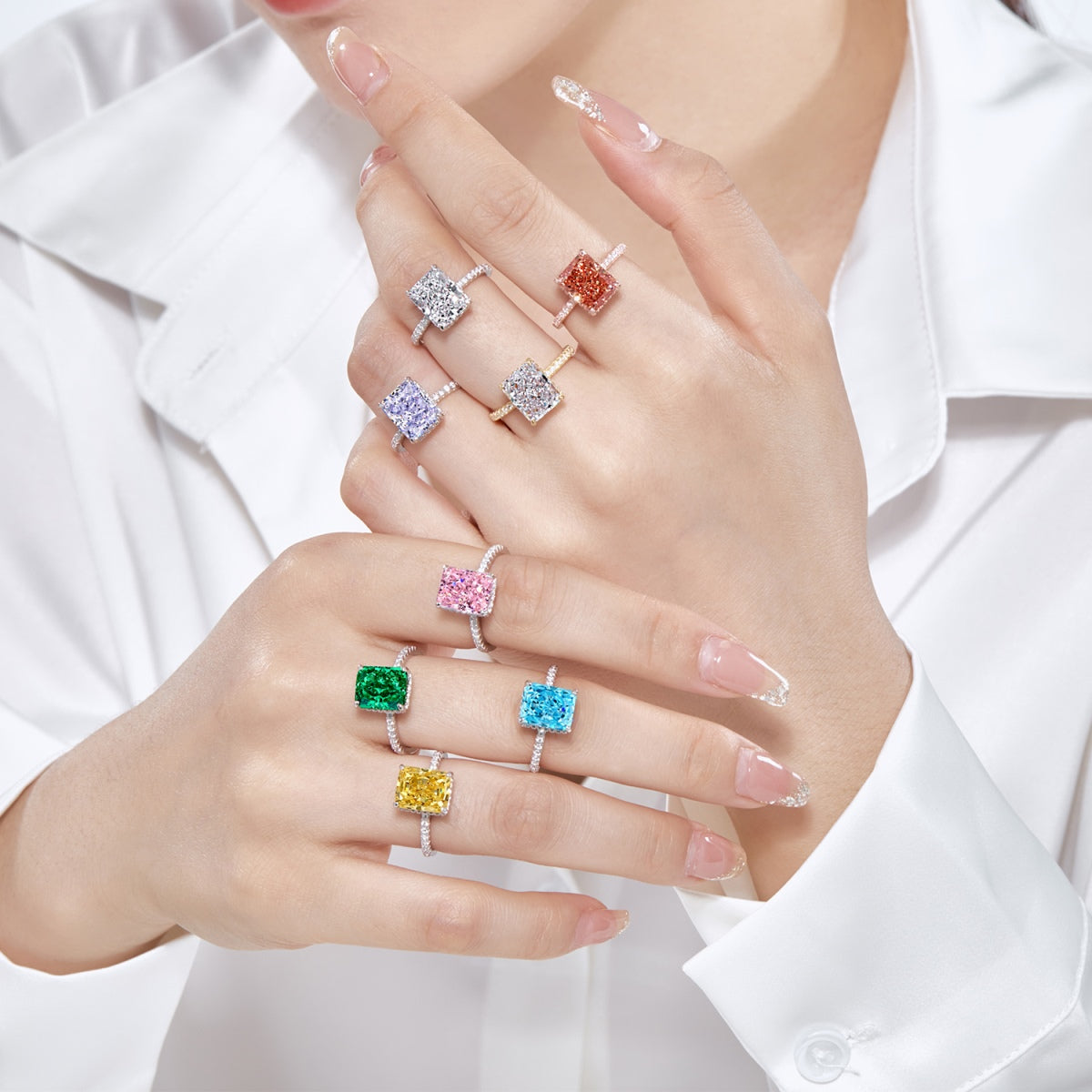 [Lucky Star]4.0 Carat Luxurious Engagement Ring