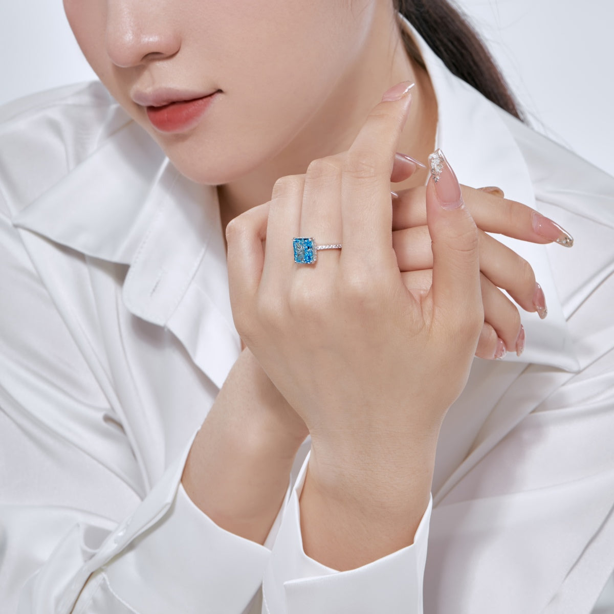 [Lucky Star]4.0 Carat Luxurious Engagement Ring