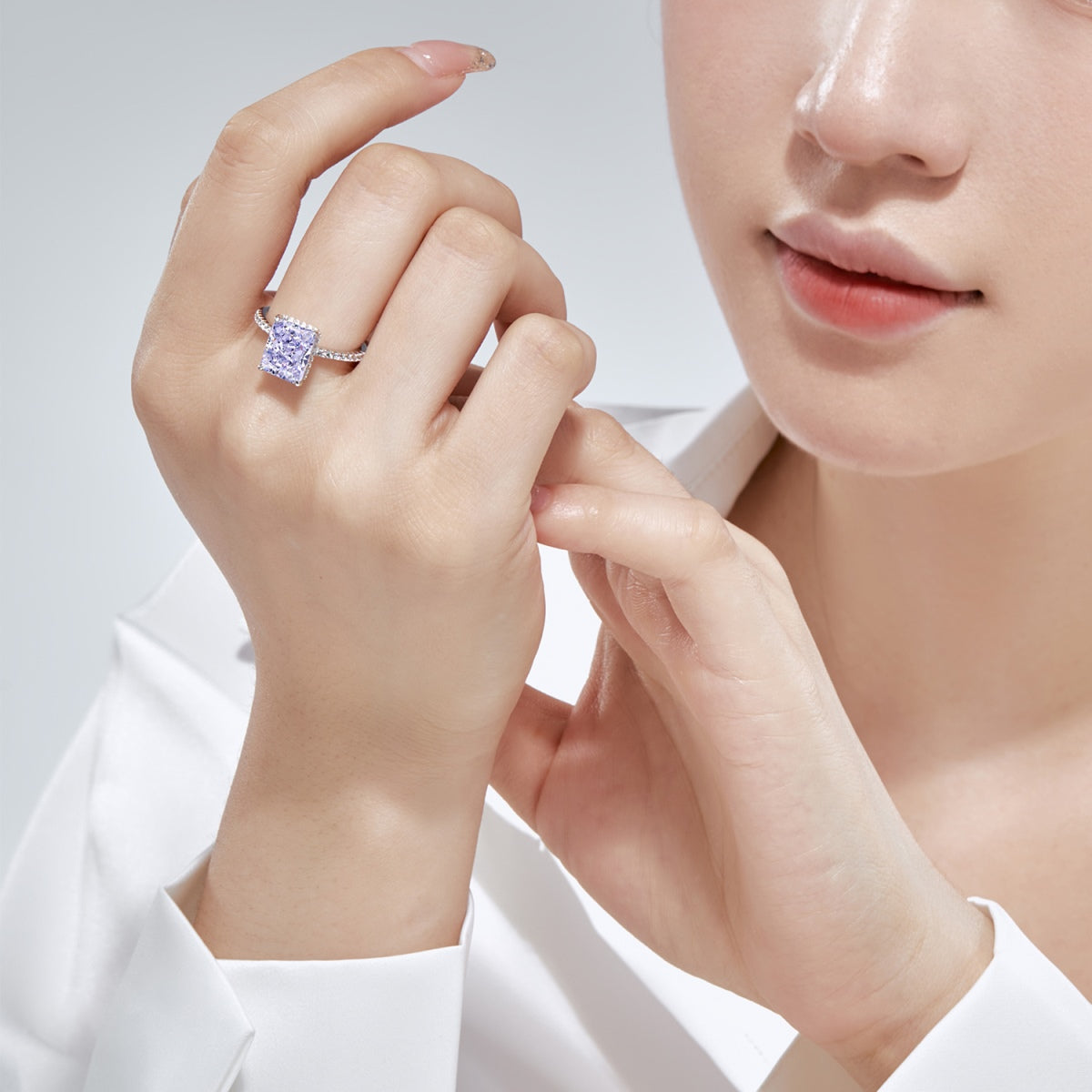 [Lucky Star]4.0 Carat Luxurious Engagement Ring