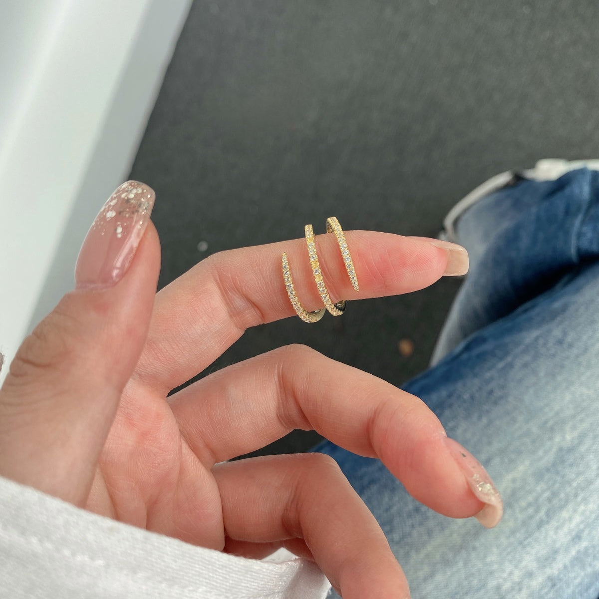 [Lucky Star]Unique Vibrant Entangle Daily Ring