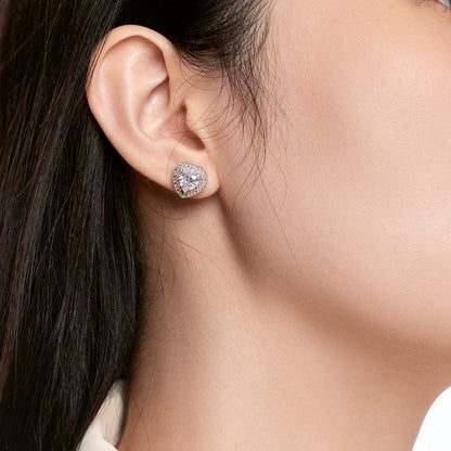 [Lucky Star]Dazzling Heart Shape Lover Earrings